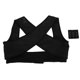 thumbnail image 1 of Adjustable Lumbar Support Belt for Shoulders and Back, Posture Corrector, Size XXL, Black, 1 of 1