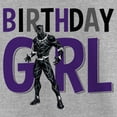 thumbnail image 2 of Girl's Marvel Birthday Girl Black Panther  Graphic Tee Athletic Heather Medium, 2 of 5