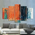 thumbnail image 5 of Orange Art, Modern Poster, Contemporary Canvas Art, Orange, Oil Painting Print, Abstract Orange Poster, Abstract Canvas Art, Canvas Wall Decor - Rolled Canvas, 5 of 9