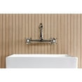 thumbnail image 4 of Kingston Brass KS7256BEX Essex Double-Handle 2-Hole Wall Mount Bathroom Faucet in Polished Nickel, 4 of 8
