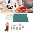 thumbnail image 3 of Cortador De Tela, Juego De Corte De Costura De Amplia Aplicabilidad De Acero Inoxidable De Plástico Para Amantes Para Manualidades, 3 of 7