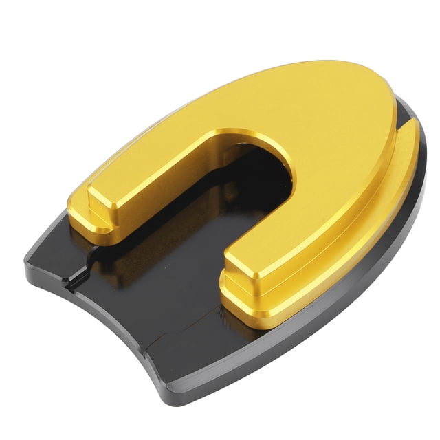Soporte de extensión de pie, soporte lateral, ampliador para Honda PCX 125/150 2018-2019, color dorado Jadeshay A