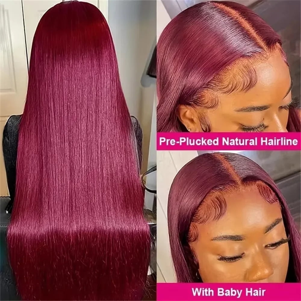 HD Lace Frontal Human Hair Wig Straight wig 13x4 Lace Front Human Hair Wigs For Women 180 High Density