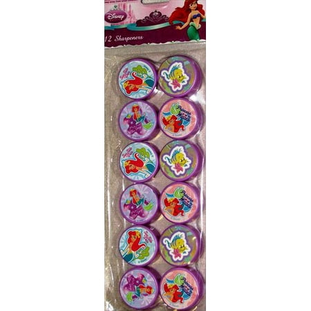 Ariel the Little Mermaid Pencil Sharpeners / Favors (12ct)