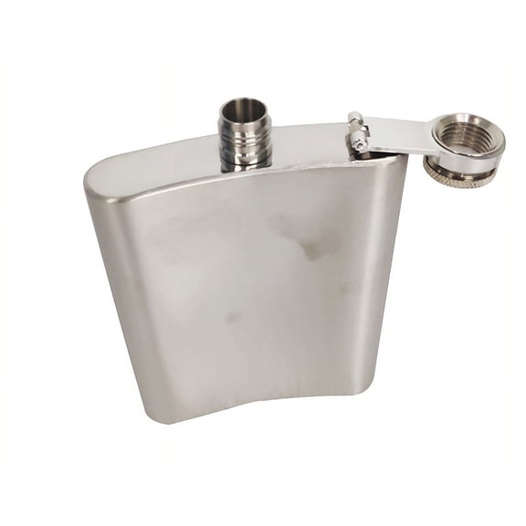 TECHTONGDA 7oz/190ml Stainless Steel Flask Alcohol Pocket Flask with Portable Funnel Pocket Hip Flask Liquor