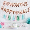 thumbnail image 3 of CINEEN 6 Months Happy Half Birthday Balloon Banner Decorations, Rose Gold 1/2 Birthday Party Balloon Sign Supplies, 6 Month Birthday Decor for Baby Girl, 3 of 8