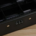 thumbnail image 3 of BESTYASH Cash Organizer with Combination Lock Cash Box Metal Black 1Set for Security, 3 of 7