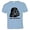 Light Blue, variant on ™ Toddler Cool Darth Vader Whos Your Daddy Embossed HQ Tee