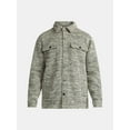 thumbnail image 5 of George Men's and Big Men's Knit Shacket with Microfleece Lining, Midweight, Sizes S-3XL, 5 of 5