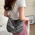 thumbnail image 4 of FENOHREFE 2025 Canvas Crescent Crossbody Bag for Women Bohemian Shoulder Bags Large Capacity Work Purse for Shopping and Travel, 4 of 8