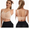 thumbnail image 7 of STARLAN Push up Sports Bras for Women Plus Size Wireless Bras Spaghetti Strap Racerback Seamless Bralette Daily Wear L, 7 of 7