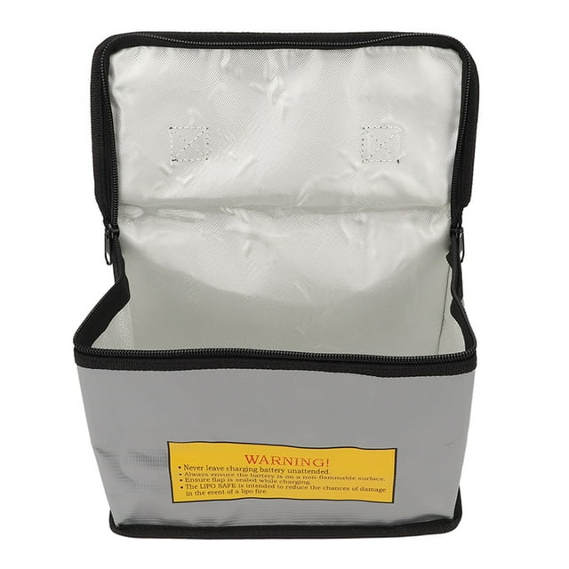 3Pcs Lipo Battery Safe Bag Fireproof Explosionproof Large Capacity Storage Lipo Battery Storage Guard Bag With Zipper