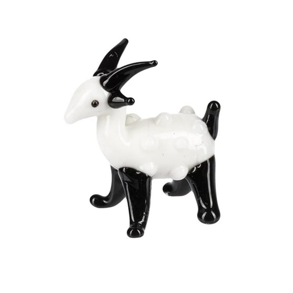Ganz ER75073 Goat Miniature World Figurine, 0.75-inch Height, Glass