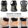 thumbnail image 5 of QRIC Women's Neoprene Sauna Underbust Training Cincher Workout Waist Trainer Corset Zipper Vest with Adjustable Belt, 5 of 6