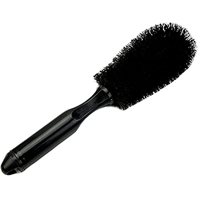 Cepillo de lavado de autos, Toalla de lavado de autos, Paño de microfibra, Secador de cerdas, Herramienta de lavado de autos, Cepillo para ruedas y neumáticos, Trapeador de lavado de autos (Negro) TUNC Sencillez