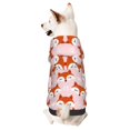thumbnail image 1 of Fotbe cute fox pink Sudadera con Estampado para Perros Pequeños – Suéter con Capucha para Mascotas, Tela Suave de Forro Polar con Bolsillo-Small, 1 of 7