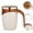 Brown, variant on Self Stirring Mug, Rechargeable Stirring Coffee Cup with Spill-Proof Lid, 12oz Mixing Cup for Coffee, Tea, Matcha, Chocolate, Protein Shakes, Travel Mug