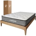 thumbnail image 1 of Colchón King En Caja Esponja Foam De Alta Densidad Firmeza Media Suavidad Y Durabilidad Tecnología Híbrida Ortopédico (Blanco), 1 of 7