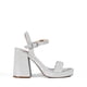 thumbnail image 2 of Sandalia DREAM PAIRS GISELLE Brillo Plata Tacón 11 cm Talla 7, 2 of 5