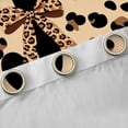 thumbnail image 4 of Castle Fairy Leopard Bow Letter J Blackout Curtains Set of 2 (52x84 Each) for Girls,Animal Cheetah Window Curtains, 4 of 6
