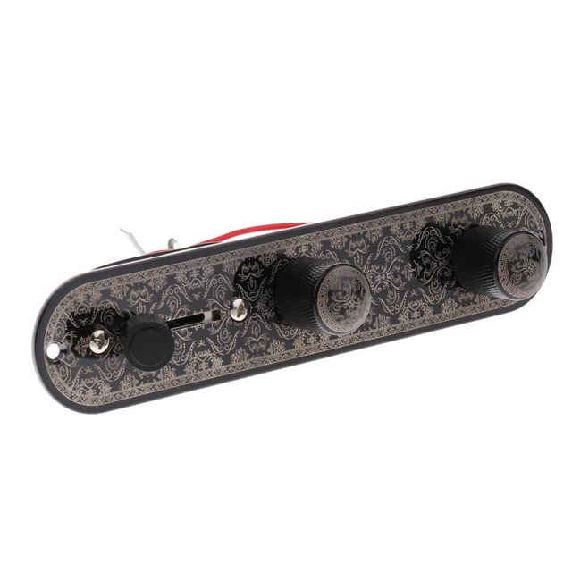 Interruptor de 3 Vías de Control Precableada para Guitarra Sunnimix Placa de control precableada