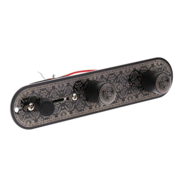 Interruptor de 3 Vías de Control Precableada para Guitarra Sunnimix Placa de control precableada