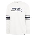 thumbnail image 2 of Men's '47 White Seattle Seahawks Gridiron Premier Brex Long Sleeve T-Shirt, 2 of 3