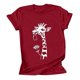 thumbnail image 5 of Xuyuer Women Plus Size T Shirts Short Sleeve Round Neck Casual Graphic Tee Tops, 5 of 6