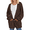 Coffee, variant on Sweaters for Women Fall Winter Open Front Cardigans Long Sleeve Oversized Casual Soft Knit Outerwear Coats with Pockets
