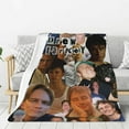 thumbnail image 2 of Flannel Blanket Drew Star Starkey Nap Blanket Air Conditioning Blankets Couch Bed Office Blankets Soft and Cozy 40"X30", 2 of 6