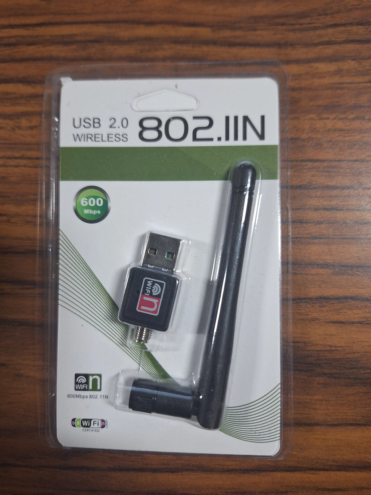 Belkin N600 DB Wireless Dual-Band USB Adapter - Up To 300Mbps, 2.4GHz & 5GHz, Compatible With All Wi-Fi Routers