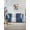 Lake Blue Gray, variant on Grey Blue Vertical Stripes Couch Cover, Modern Minimalist Abstract Sofa Cover Blanket for 1 Seat Cushion,Sectional Sofa Slipcover Furniture Protector for Living Room Bedroom 71''x91''