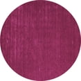 thumbnail image 1 of Ahgly Company Indoor Round Abstract Purple Contemporary Area Rugs, 8' Round, 1 of 4