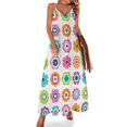 thumbnail image 1 of Vestido sin mangas con gafas Pop Art, vestidos de noche para mujer, ropa de mujer, vestido elegante de lujo para mujer, vestido de verano para mujer, 1 of 7