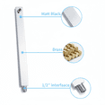 thumbnail image 7 of Rain Shower System Chrome Tub Shower Faucet Set 10 Inch Square Rainfall Shower Head with Handheld Sprayer and Waterfall Tub Spout, 7 of 7