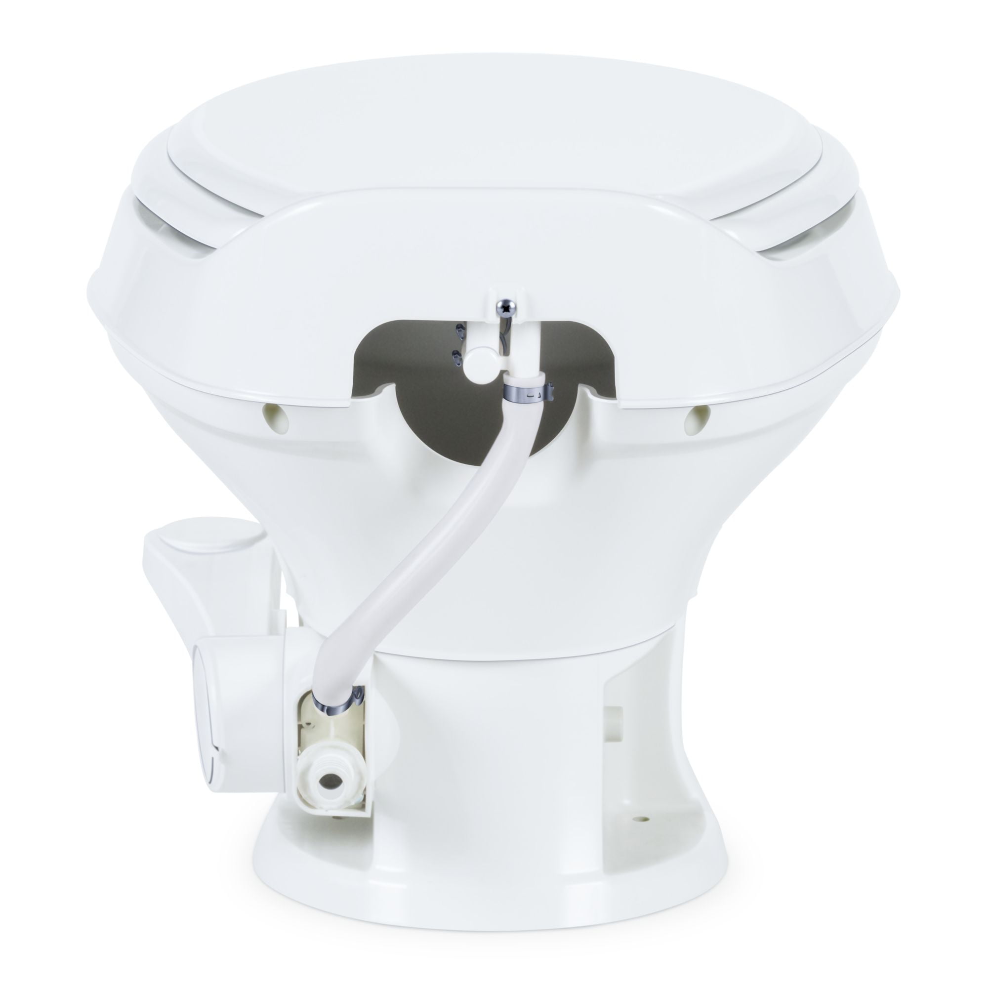 White Dometic 302301671 300 Series Low Profile Toilet