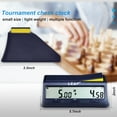 thumbnail image 2 of LEAP Professional Digital Chess Timer with Countdown, Bonus, Delay, and Alarm Features - Dark Blue PQ9917, Battery Not Included, 2 of 6