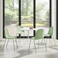 thumbnail image 2 of XDECO Dining Chairs 4-Pack, Stackable Heavy-Duty for Indoor/Outdoor, Green, 2 of 8