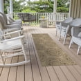 thumbnail image 5 of Ottomanson Jardin Medallion Design 3x7 Non Shedding Indoor Runner Rug, 2'7" x 6'11", Beige, 5 of 7