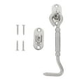 thumbnail image 4 of GETAJGHSD 1Set Latch Lock for Barn Door with Polished Surface Easy to Install Silver, 4 of 7