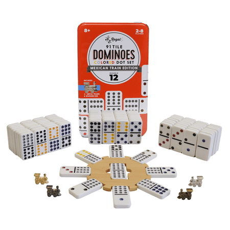Regal Games Double 12 Mexican Train Dominoes