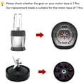 thumbnail image 6 of 7 Fins Blender Blade Replacement Compatible for BL450 Auto IQ Pro Cups for Ninja Blender Replacement Parts, 6 of 7