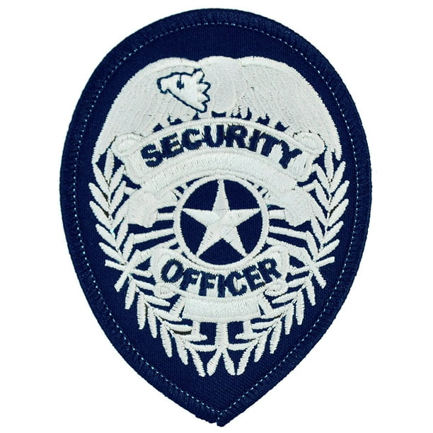Tactical 365 Operation First Response Pair of Security Enforcement  Officer's or Police Officer Badge Patches - SO Badge, Silver on Navy 