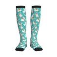 thumbnail image 3 of Compression Socks for Women and Men - Cartoon Llamas Compression Socks Circulation for Workout, 3 of 8