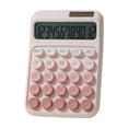 thumbnail image 2 of PRETXORVE Solar Powered Calculator 7 Cell Battery Power Calculator Office Use For Students To Do Exercises, 2 of 6