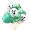 15 Pcs 12 Inch Balloons Set Panda Printing Balloons Latex Balloons Kit for Wedding Baby Birthday