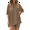 Brown, variant on Women'S Two Piece Lounge Set 2025 Summer Casual Oversized Shirts Biker Shorts Green L