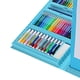 thumbnail image 5 of Kit de dibujo artístico para niños, kit de dibujo artístico, estuche de regalo azul, kit de dibujo artístico, integración perfecta, 5 of 10
