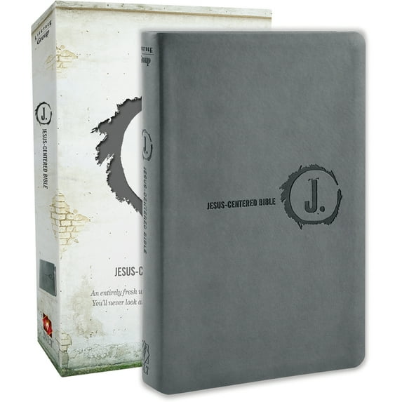 Pre-Owned Jesus-Centered Bible Nlt, Charcoal (Unknown) 1470744856 9781470744854