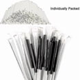 thumbnail image 4 of 100pcs Disposable Plastic Drinking Straws Black Boba Bubble Tea Straw Tubes For Drinks Individually Packed Drinkware Bar Accessor, 4 of 4